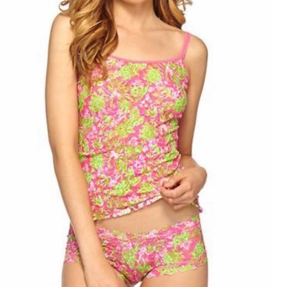 Hanky Panky Other - Lilly Pulitzer Hanky Panky Lace Unlined Cami Camisole Tank Top Sz Small NEW